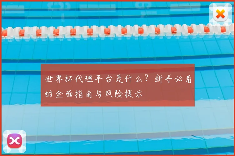 世界杯代理平台是什么?新手必看的全面指南与风险提示